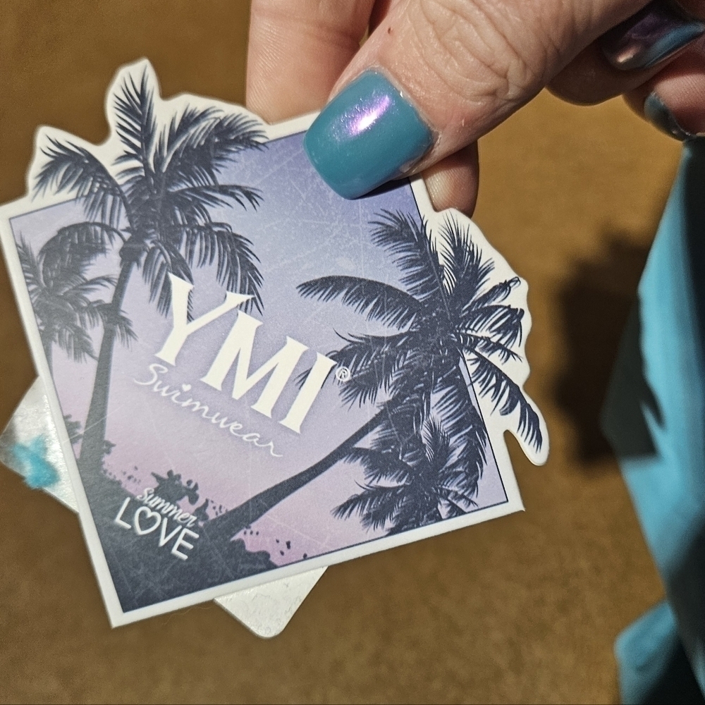 NWT YMI Size 4 2 piece Swimsuit - Picture 4 of 5